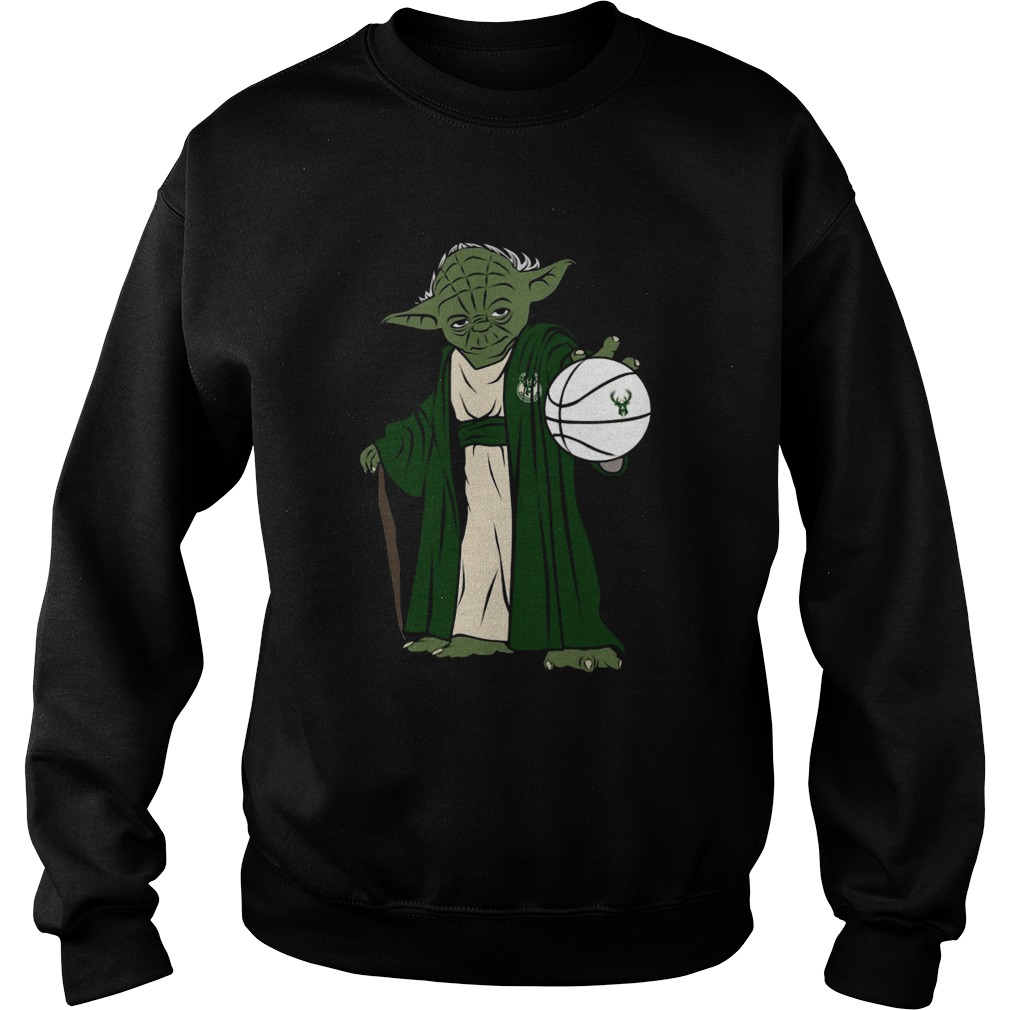 Master Yoda Milwaukee Bucks Sweatshirt