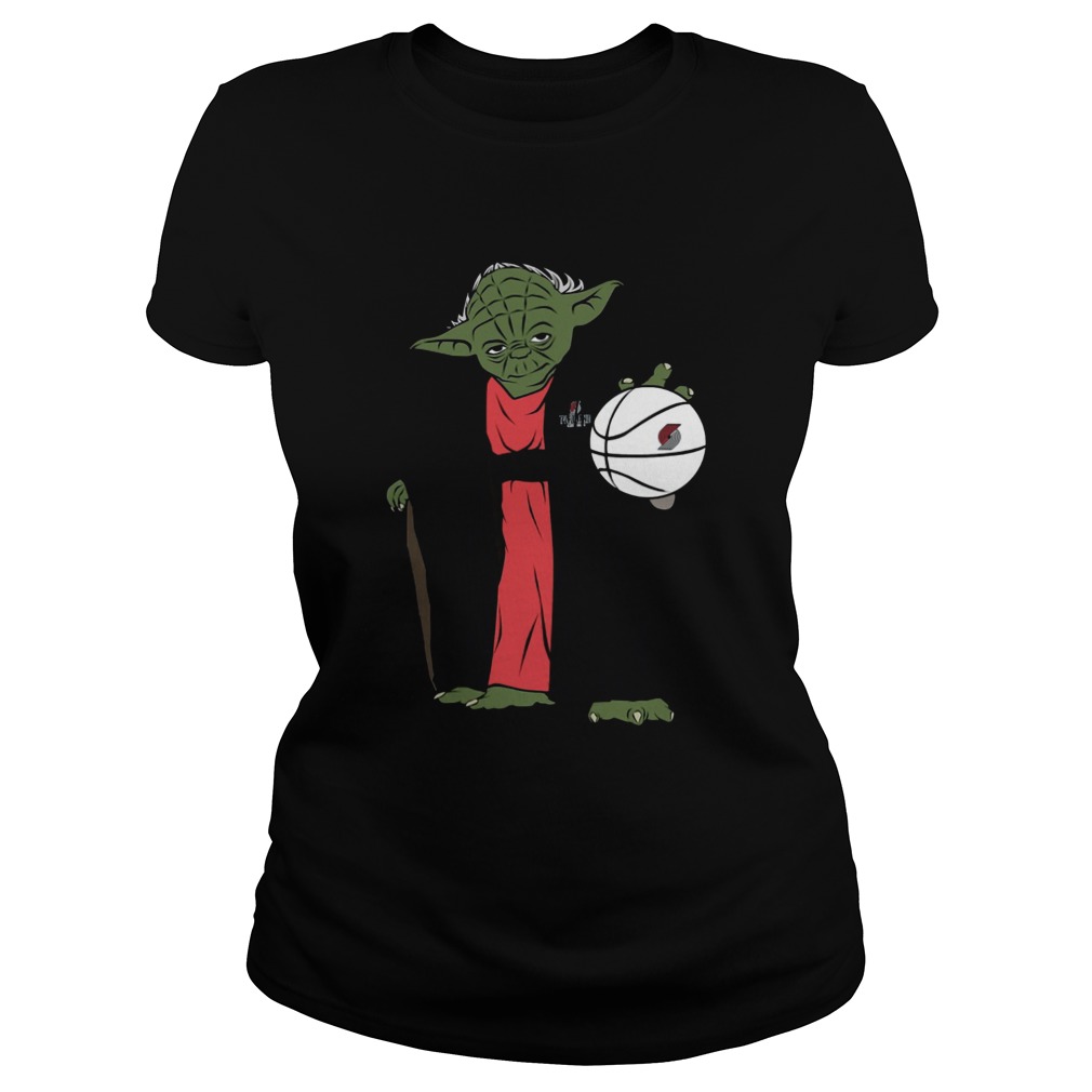 Master Yoda Portland Trail Blazers Classic Ladies