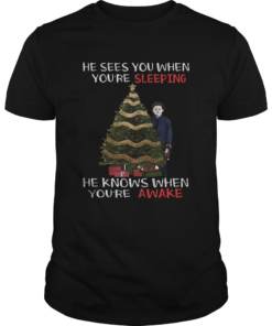 Michael Myers Christmas Tree He Knows When Youre Awake Christmas  Unisex
