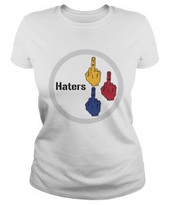 Middle finger Steelers Haters  Classic Ladies