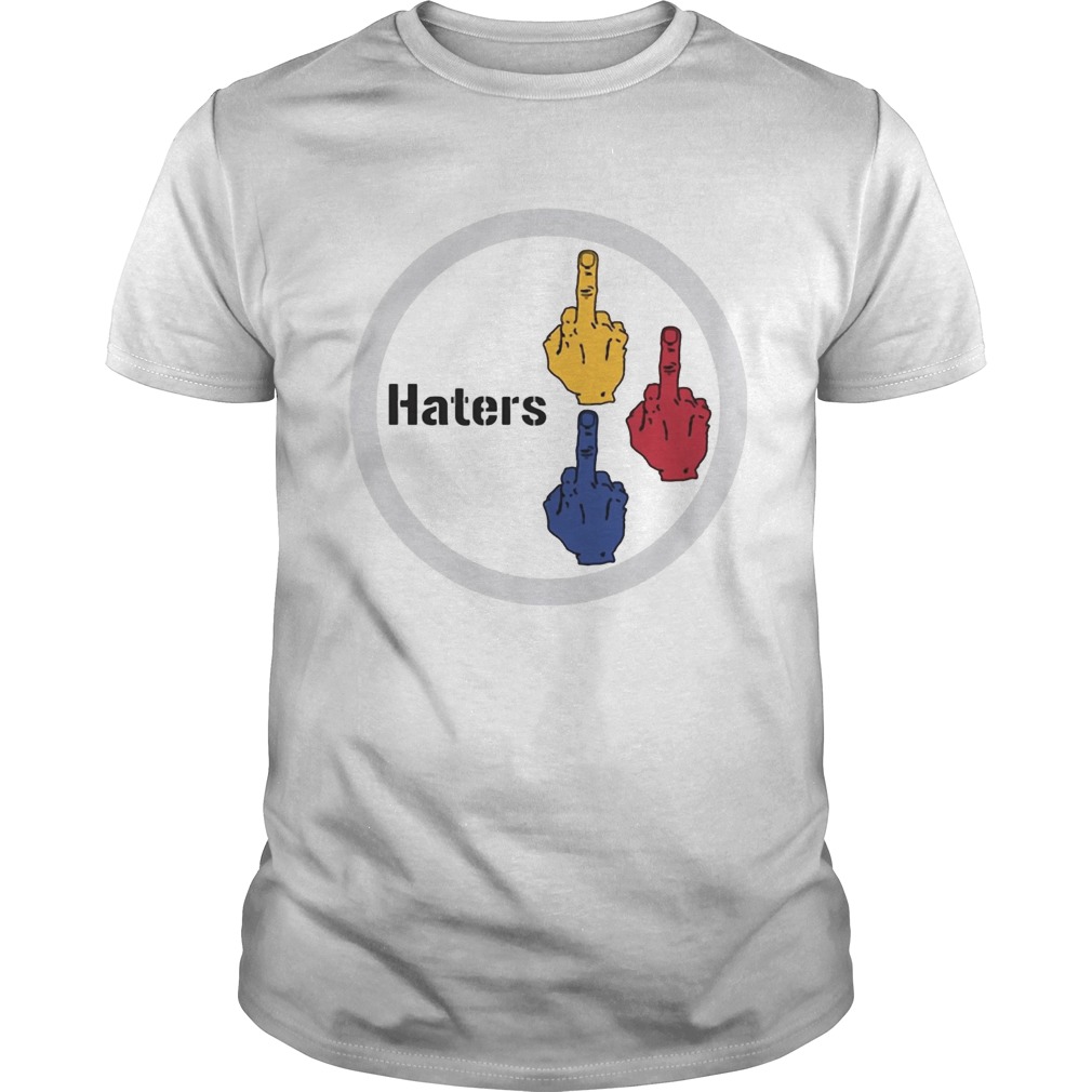 Middle finger Steelers Haters shirt
