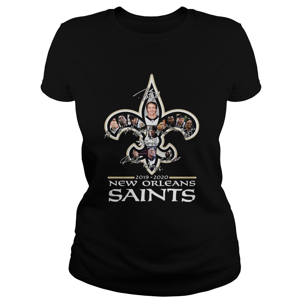 New Orleans Saints 2019 2020 Team signatures Classic Ladies