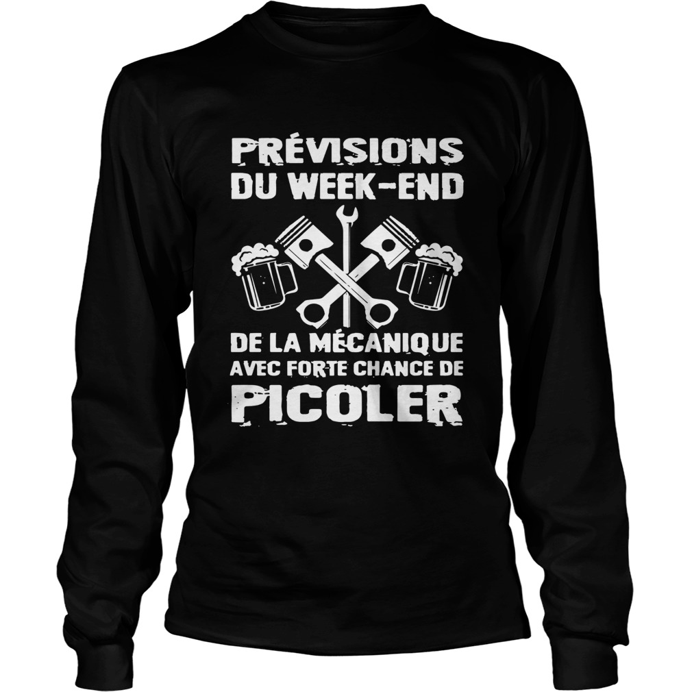 Prvisions Du Weekend De La Mcanique LongSleeve