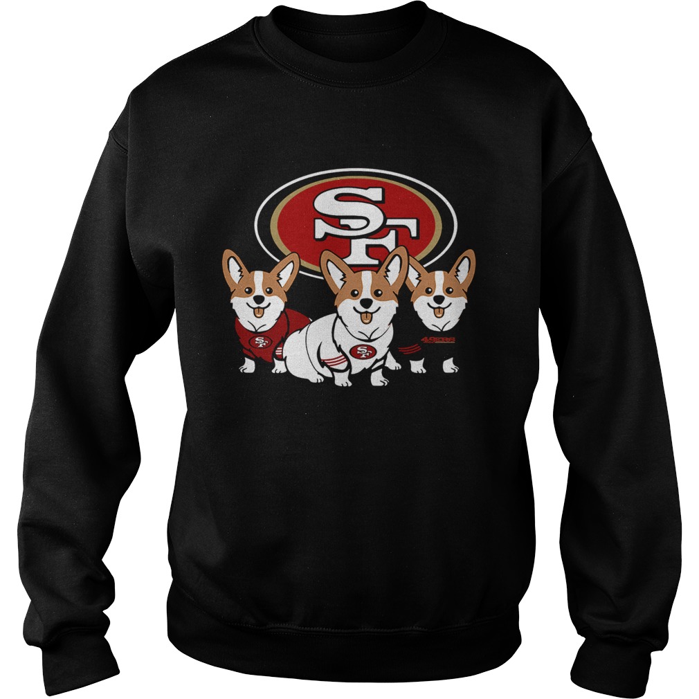 San Francisco 49ers Corgi Sweatshirt