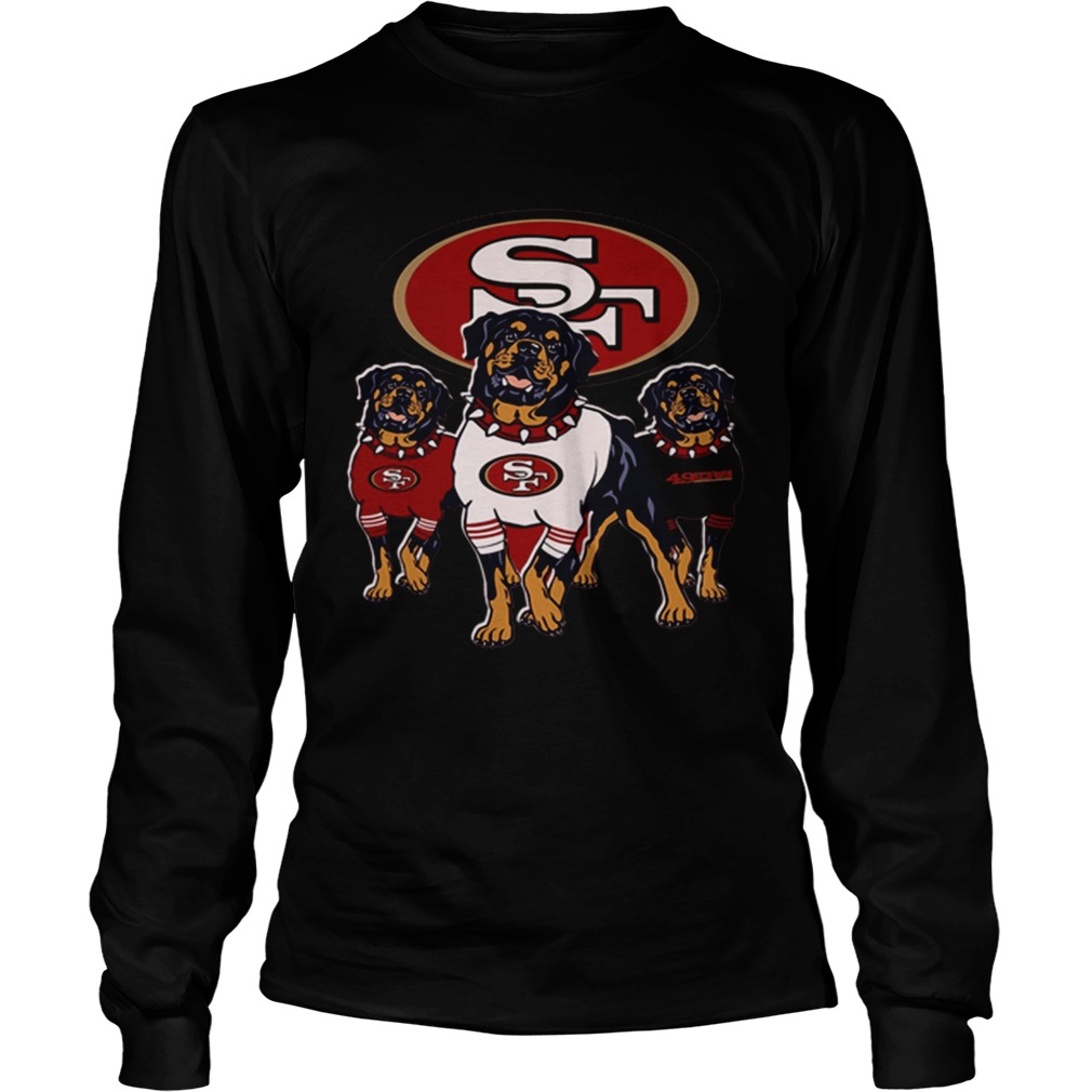 San Francisco 49ers Rottweiler LongSleeve