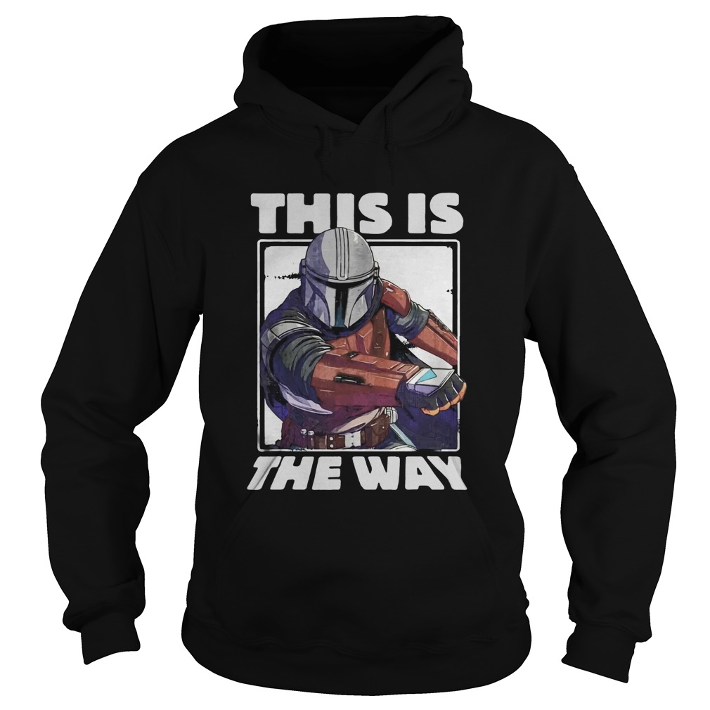 Star Wars The Mandalorian This Is The Way Portrait Hoodie
