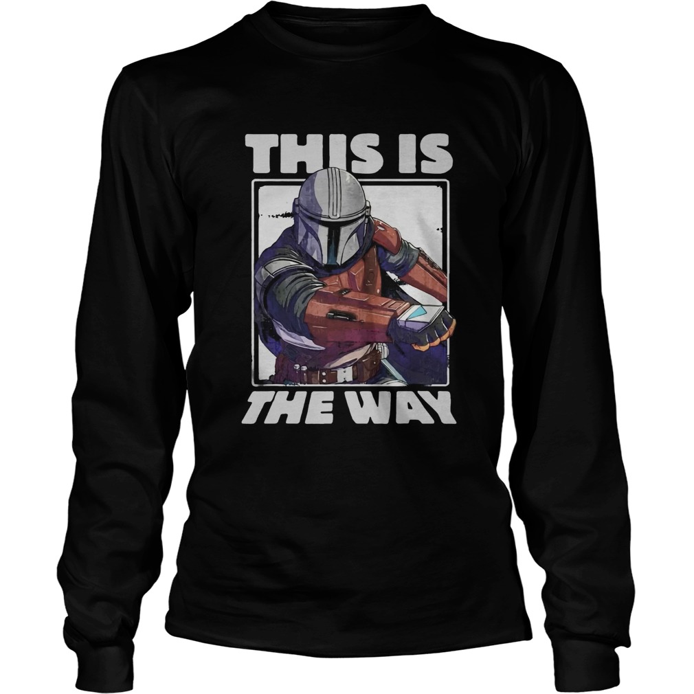 Star Wars The Mandalorian This Is The Way Portrait LongSleeve