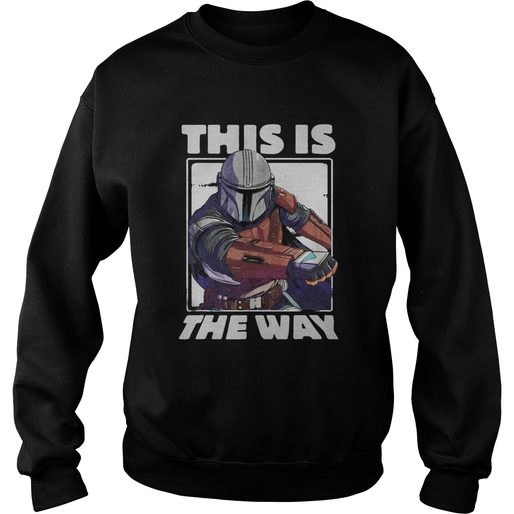 Star Wars The Mandalorian This Is The Way Portrait Sweatshirt
