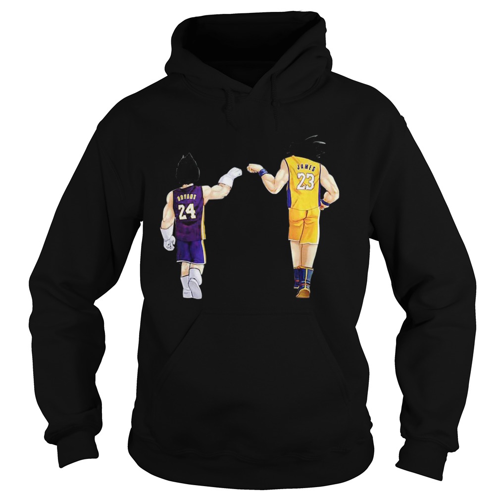 Vegeta Kobe Bryant and Goku Lebron James Hoodie