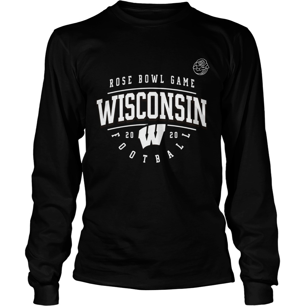 Wisconsin Badgers Football 2020 Rose Bowl Bound Tackle LongSleeve