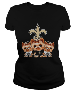 Yorkshire Terrier New Orleans Saints  Classic Ladies