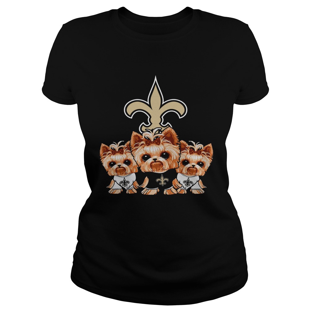 Yorkshire Terrier New Orleans Saints Classic Ladies