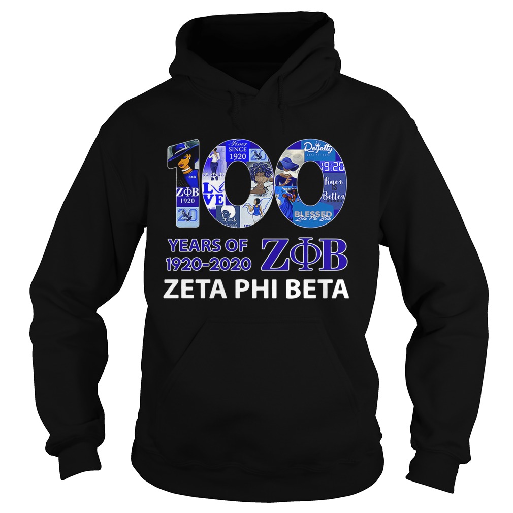 100 Years Of 19202020 ZOB Zeta Phi Beta Hoodie