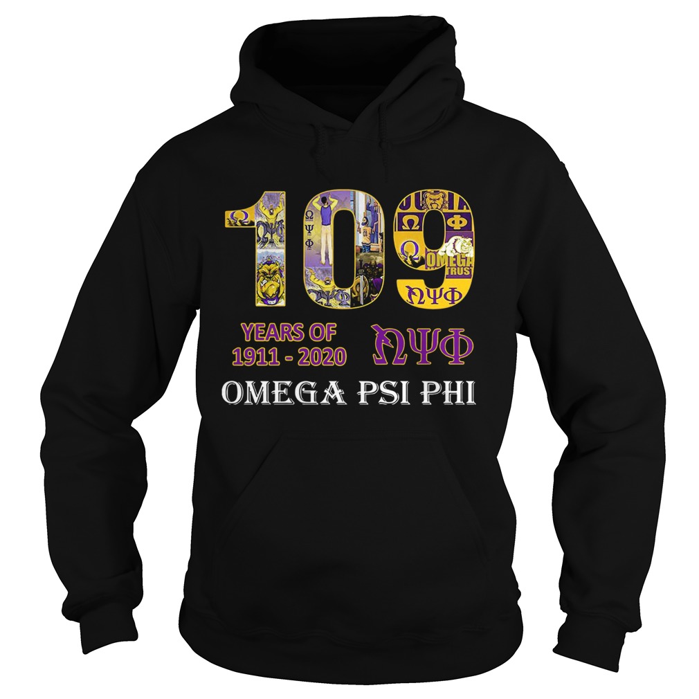109 Years Of Nyo 1911 2020 Omega PSI PHI Hoodie