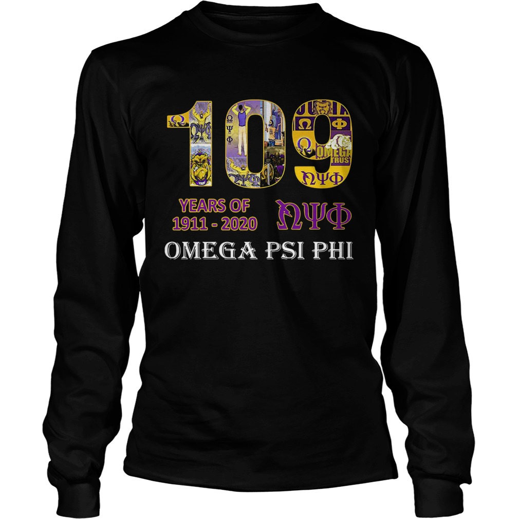 109 Years Of Nyo 1911 2020 Omega PSI PHI LongSleeve