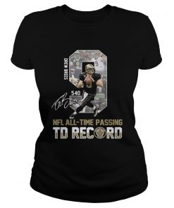 9 Drew Brees NFL AllTime Passing To Record Signature  Classic Ladies