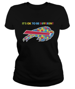 Autism Awareness Its Ok To Be Different Buffalo Bills  Classic Ladies