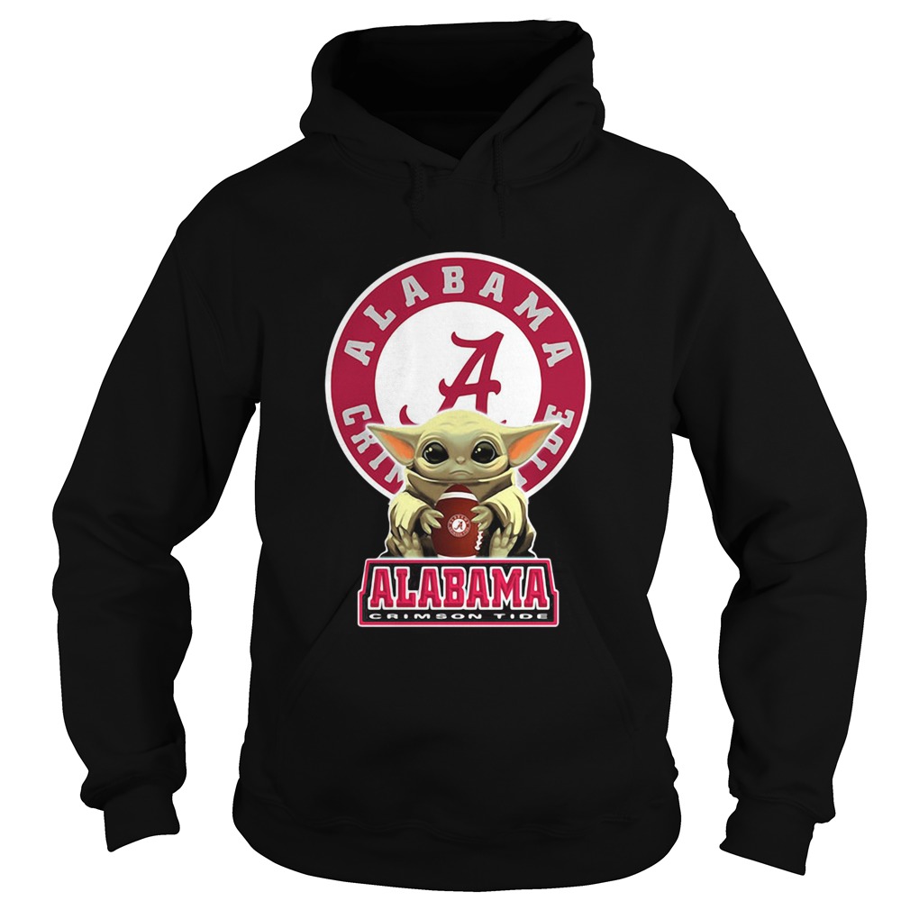 Baby Yoda Hug Alabama Tide Hoodie