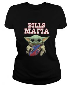 Baby Yoda Hug Bills Mafia  Classic Ladies
