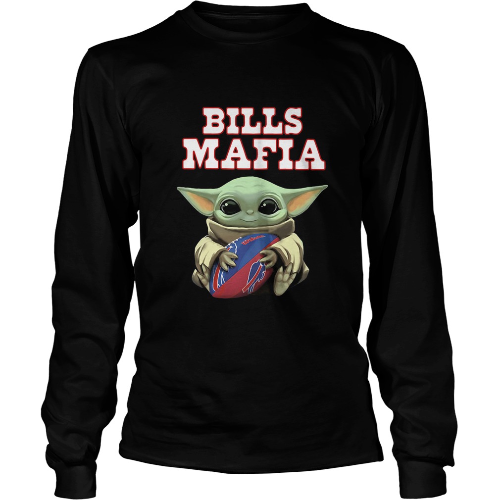 Baby Yoda Hug Bills Mafia LongSleeve
