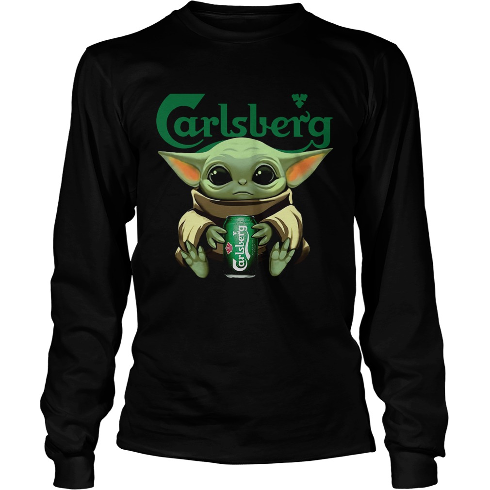 Baby Yoda Hug Carlsberg LongSleeve