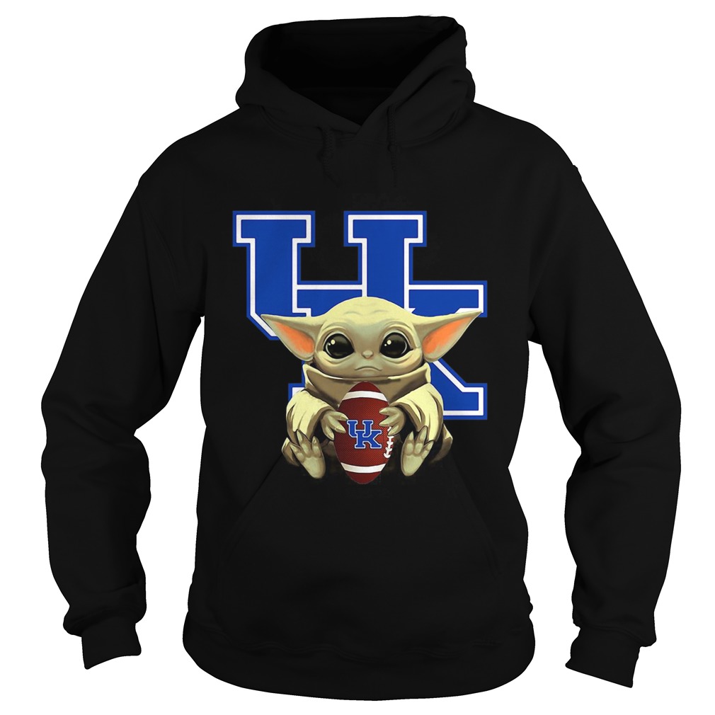 Baby Yoda Hug Kentucky Wildcats Hoodie