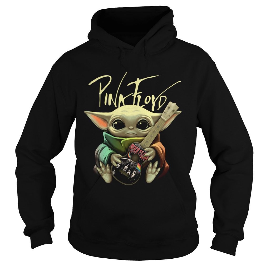Baby Yoda Hug Pink Floyd Hoodie