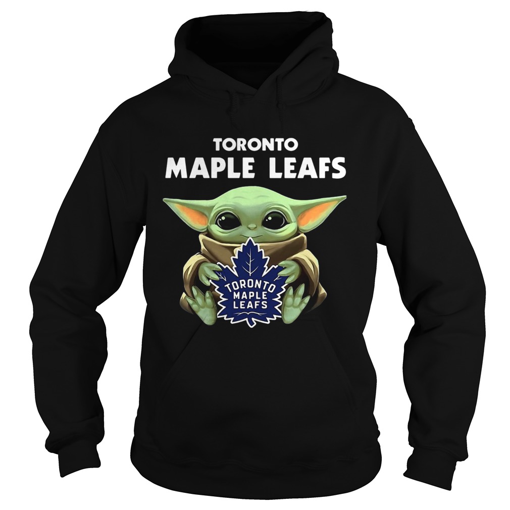 Baby Yoda Hug Toronto Maple Leafs Hoodie