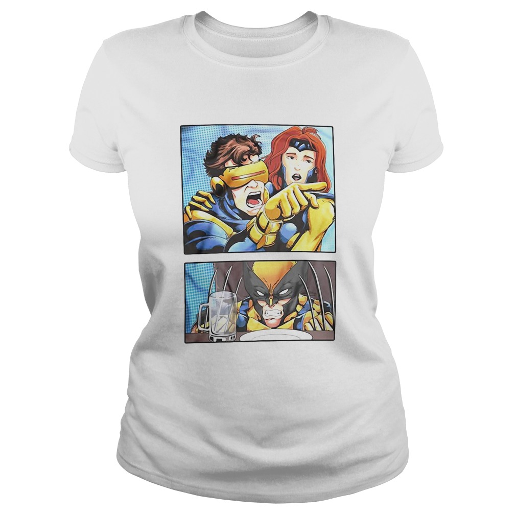 Cyclops Yelling At Wolverine Classic Ladies