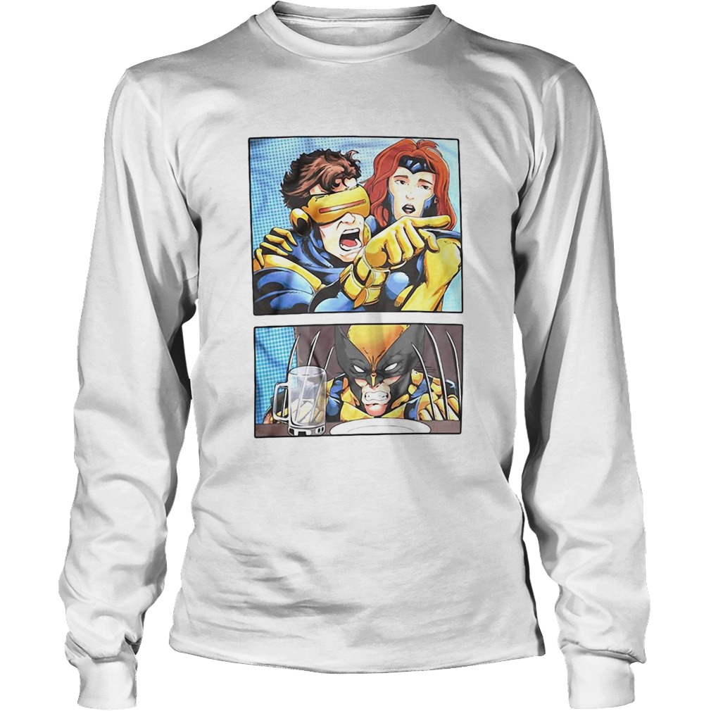Cyclops Yelling At Wolverine LongSleeve
