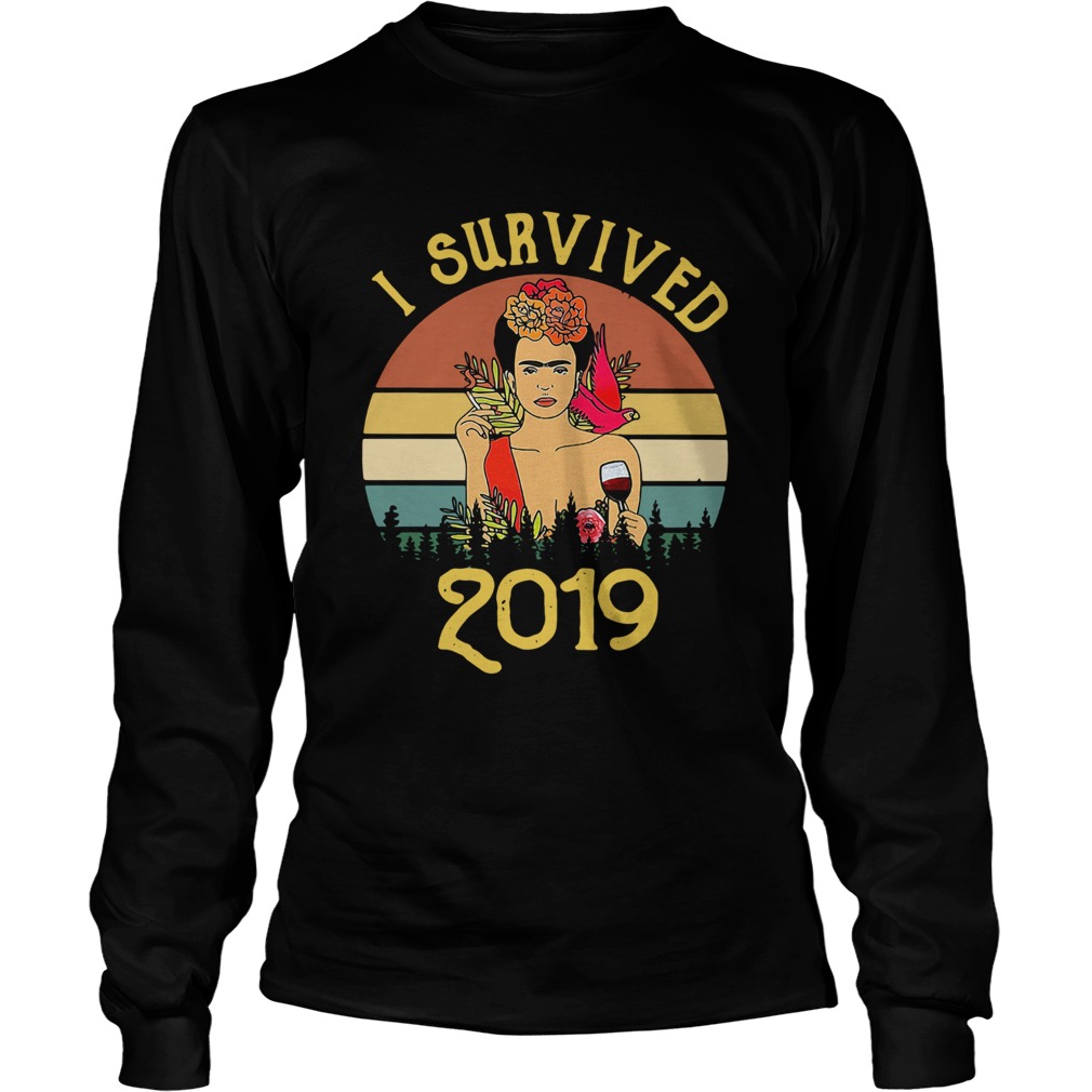 Frida Kahlo Artist I survived 2019 LongSleeve