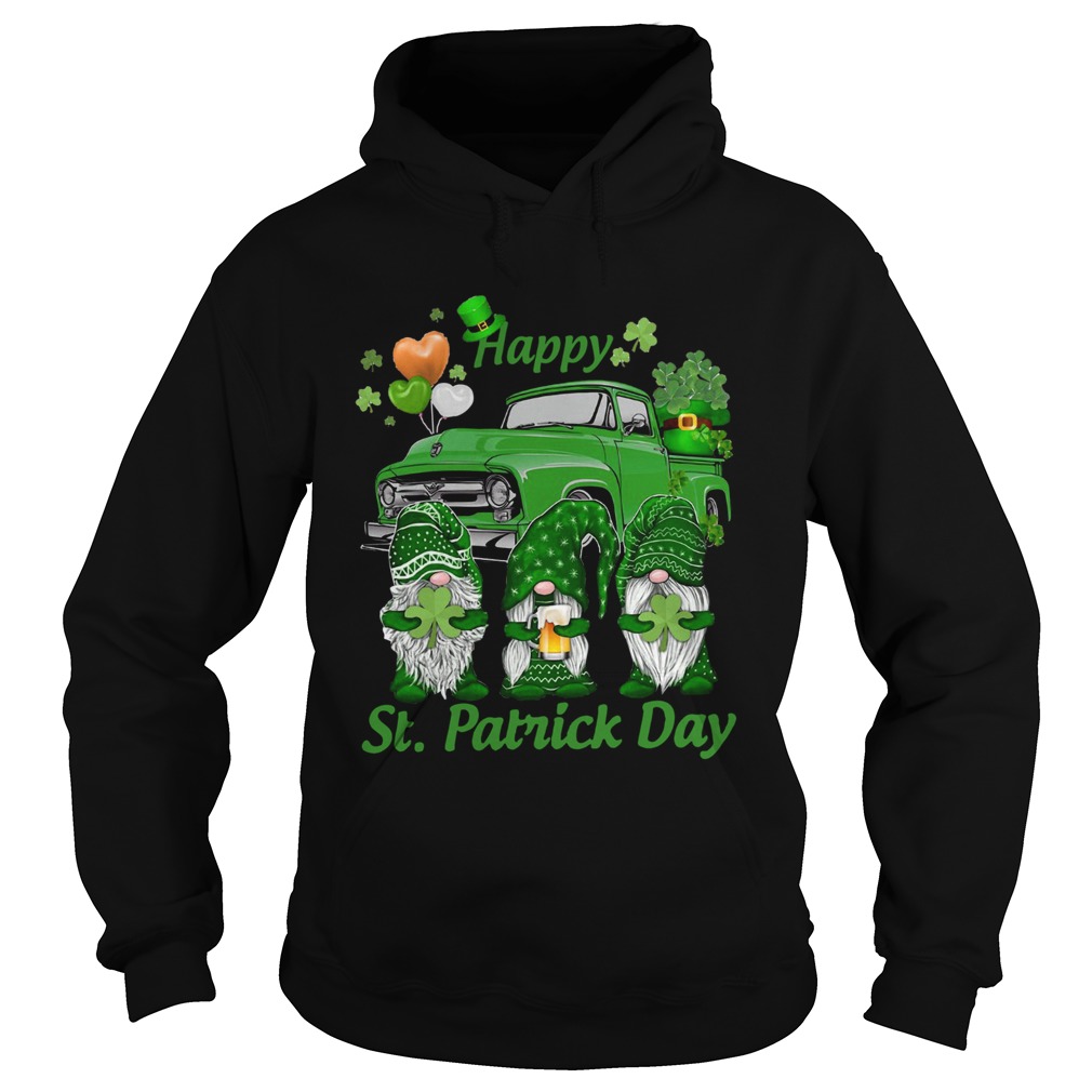 Gnomes Happy St Patricks Day Hoodie