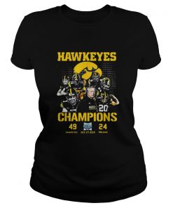 Iowa Hawkeyes Champions 2019 Holiday Bowl  Classic Ladies