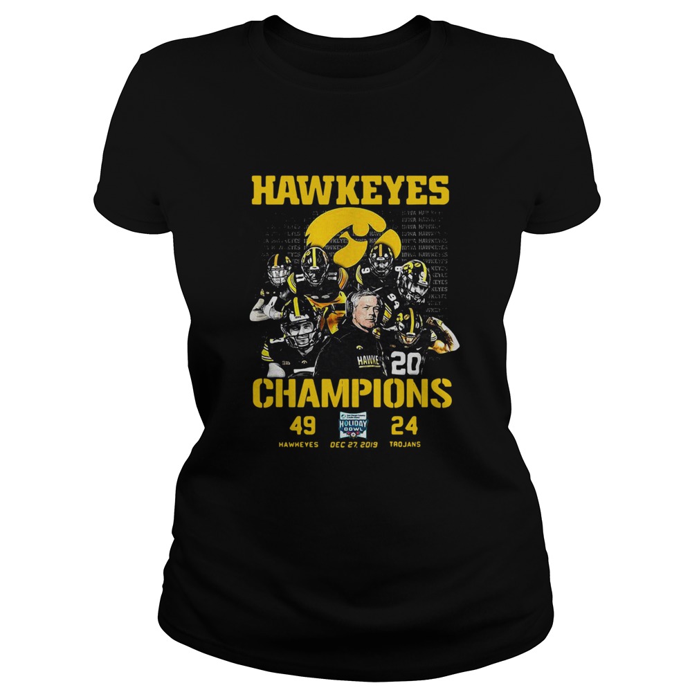 Iowa Hawkeyes Champions 2019 Holiday Bowl Classic Ladies
