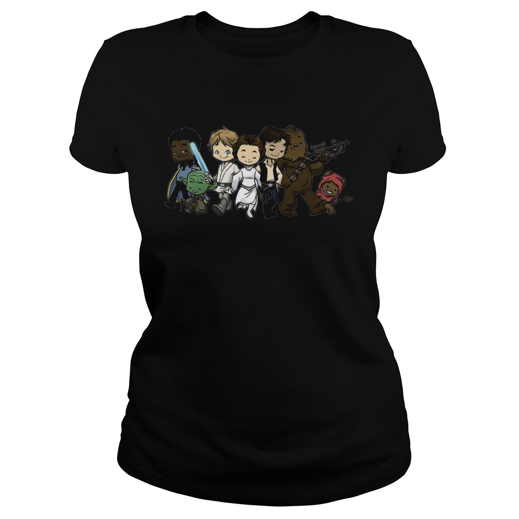 Jedi Star Wars Chibi Characters Classic Ladies