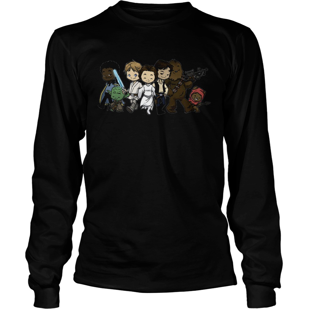 Jedi Star Wars Chibi Characters LongSleeve