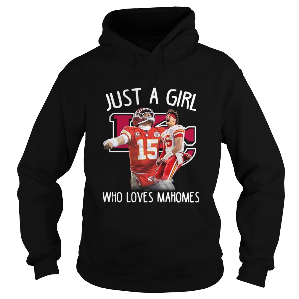 Kansas City Chiefs Just A Girl Who Loves Mahomes Hoodie
