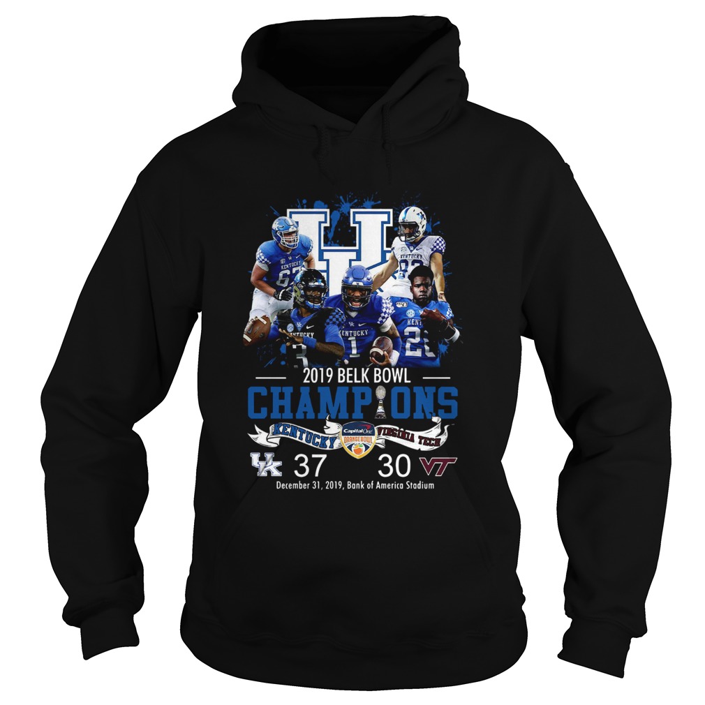Kentucky 2019 belk bowl champions Kentucky vs Virginia Tech Hoodie