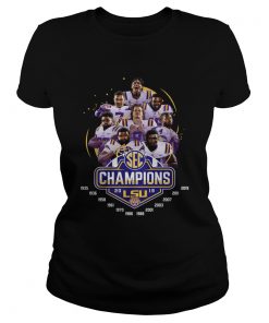 LSU Tigers 2019 Sec Champions Signature  Classic Ladies