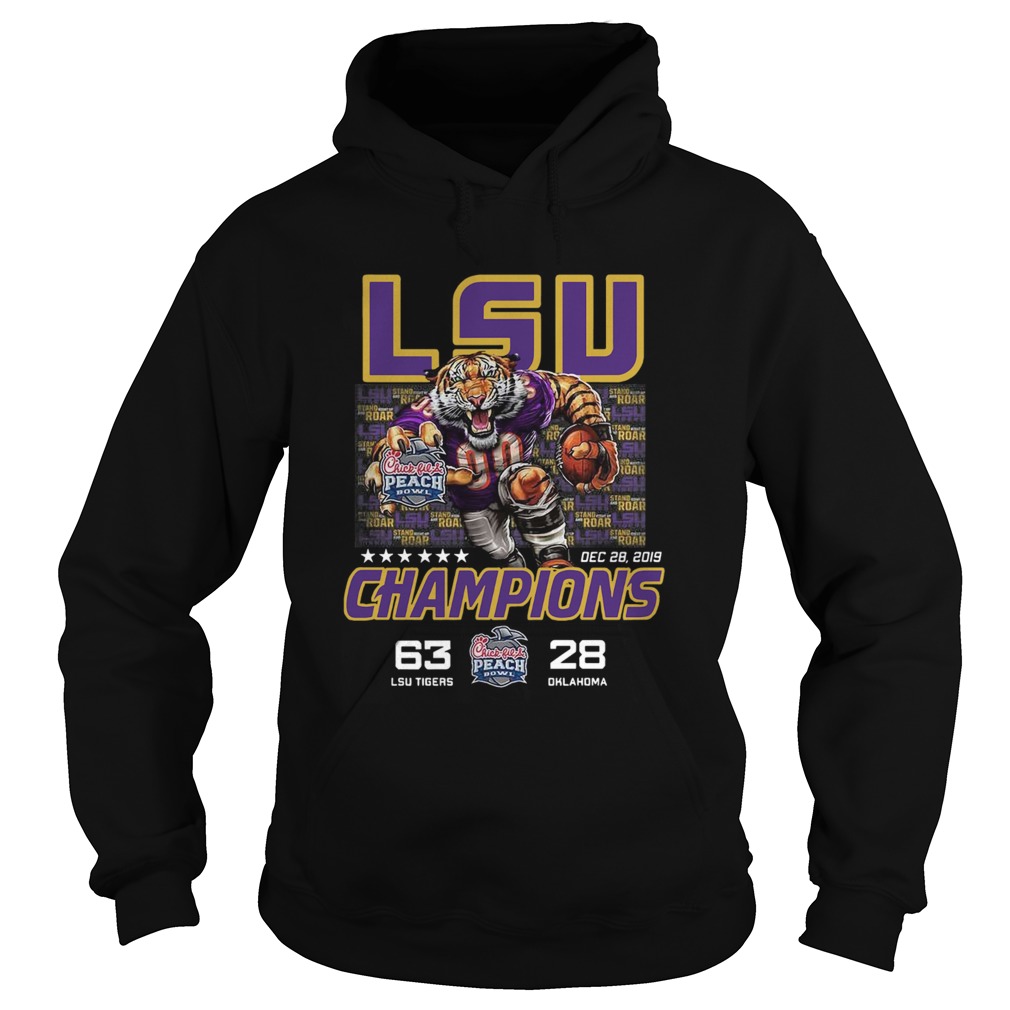 LSU Tigers Peach Bowl Champs Hoodie