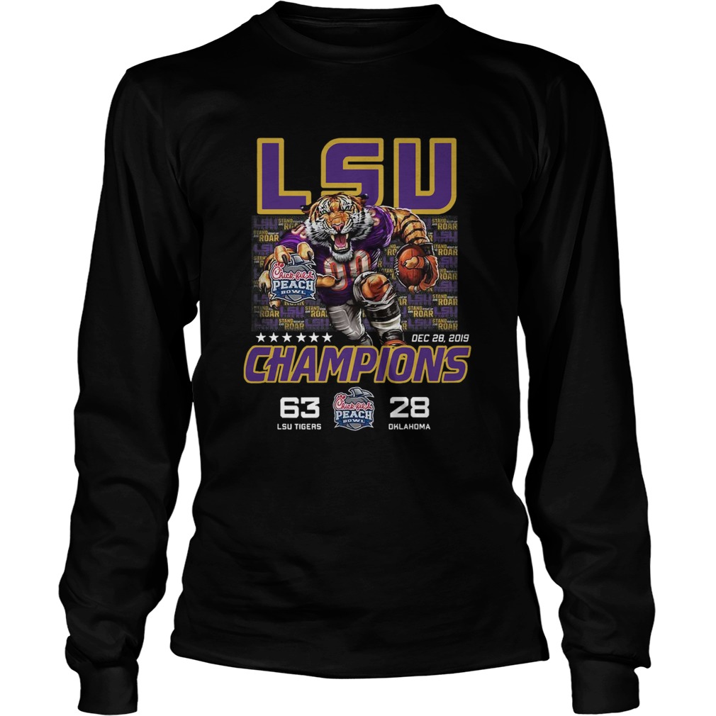 LSU Tigers Peach Bowl Champs LongSleeve