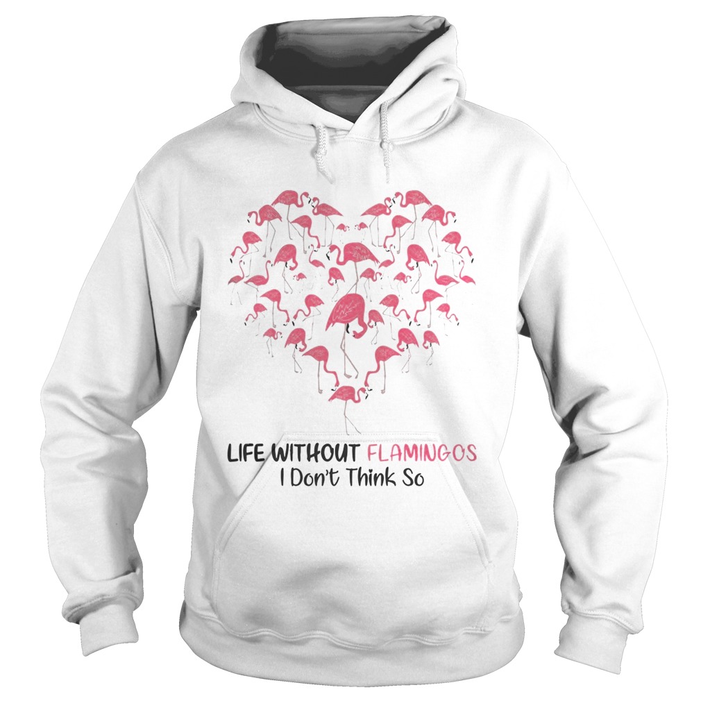 Life Without Flamingo I Dont Think So Hoodie