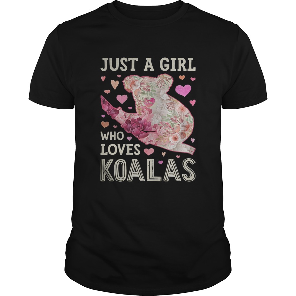 Save Australia Just A Girl Who Loves Koalas shirt