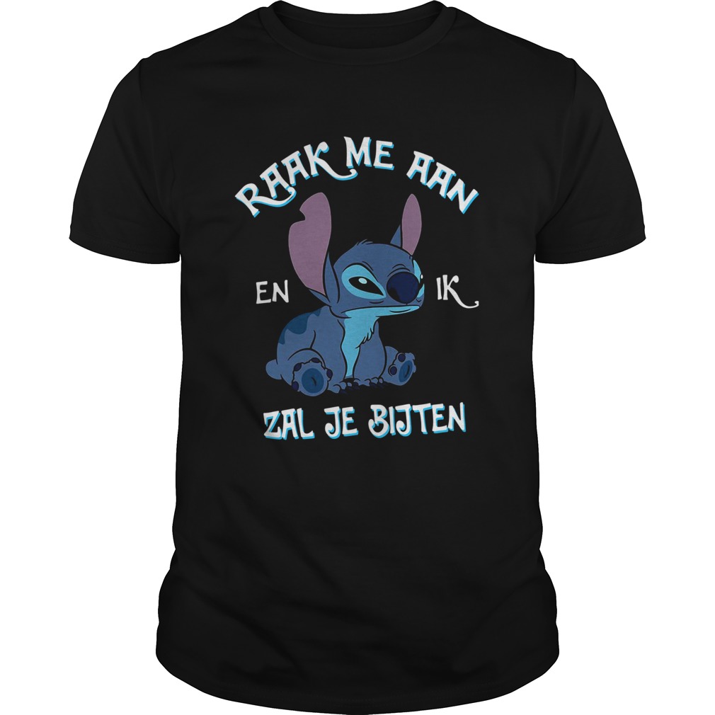 Stitch Raak Me Aan Zal Je Bijten shirt