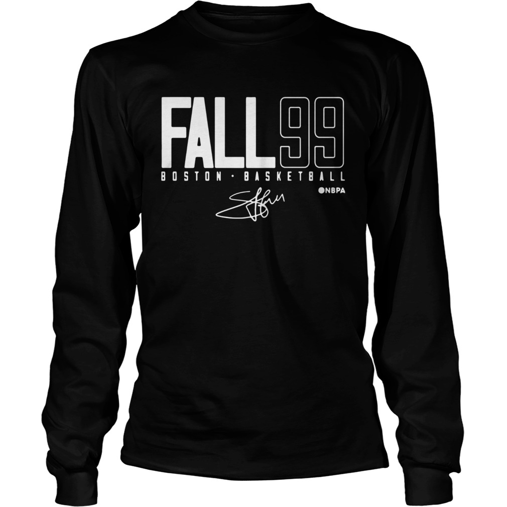 Tacko Fall 99 Boston Basketball Signature LongSleeve