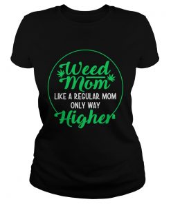 Weed Mom Like A Regular Mom Only Way Higher  Classic Ladies