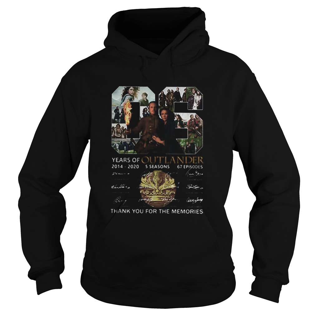 06 Years Of Outlander 2014 2020 Signatures Hoodie