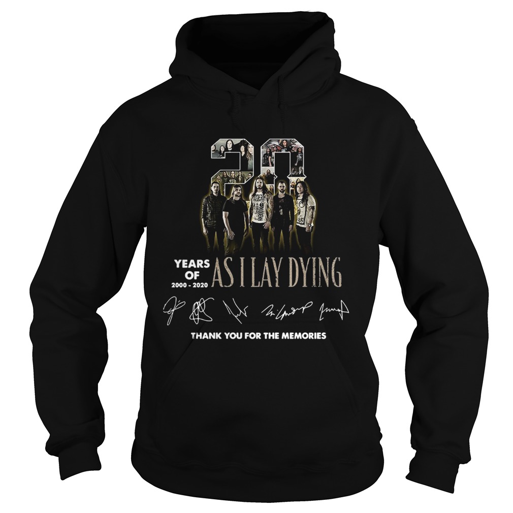 20 Years of As I Lay Dying Thank you For The Memories Hoodie