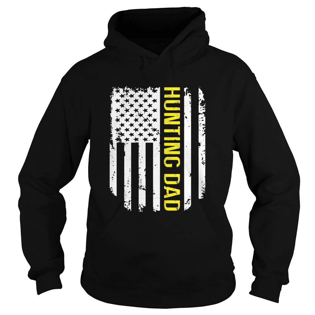 American Flag Proud Hunting Dad Hoodie