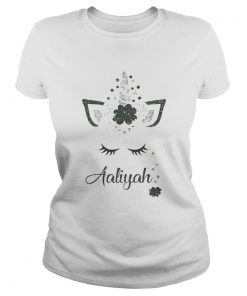 Ava St Patricks Day Personalized Glitter Aaliyah  Classic Ladies